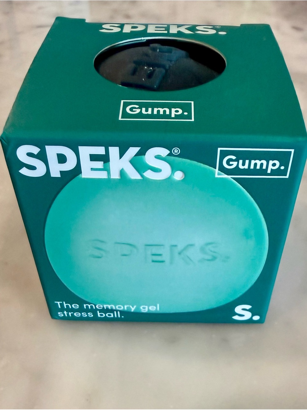 SPEKS Gump Memory Gel Stress Ball - Teal